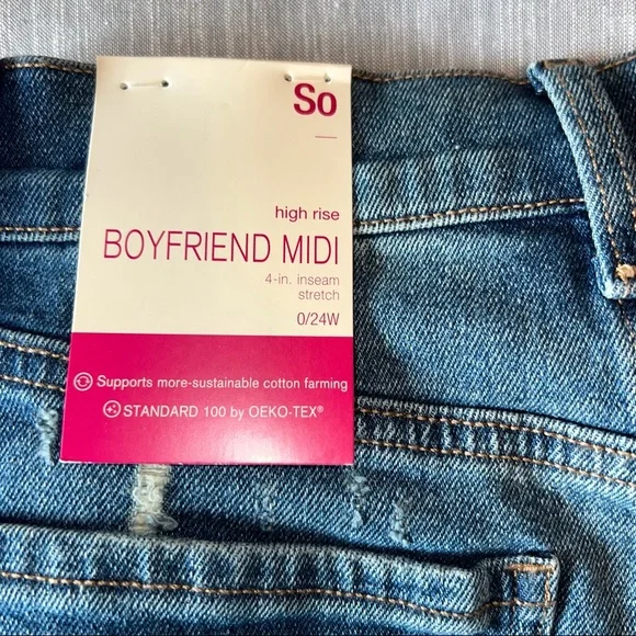 SO Highrise Boyfriend MIDI Shorts - Picture 5 of 7